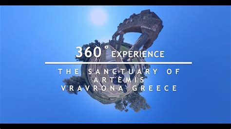 360 View 5K The Sanctuary Of Artemis Vravrona Greece YouTube