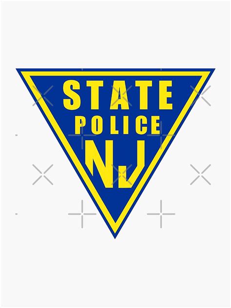 New Jersey State Police Insignia Sticker For Sale By Enigmaticone Redbubble