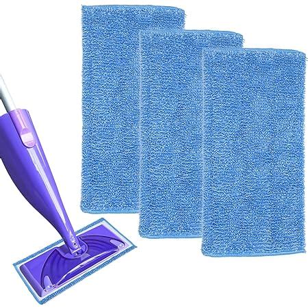 Vicloon Lingettes Reutilisable Pour Swiffer WetJet 3pcs Mop