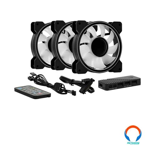 Kit De Tres Ventiladores Aerocool Mirage Pro Hartunning