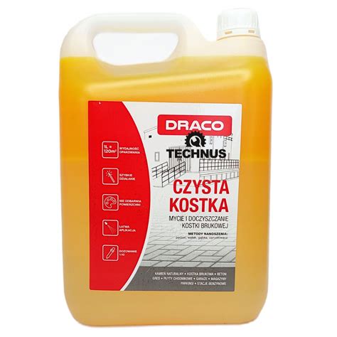 Płyn do mycia kostki brukowej CZYSTA KOSTKA DRACO 5L 14288283964