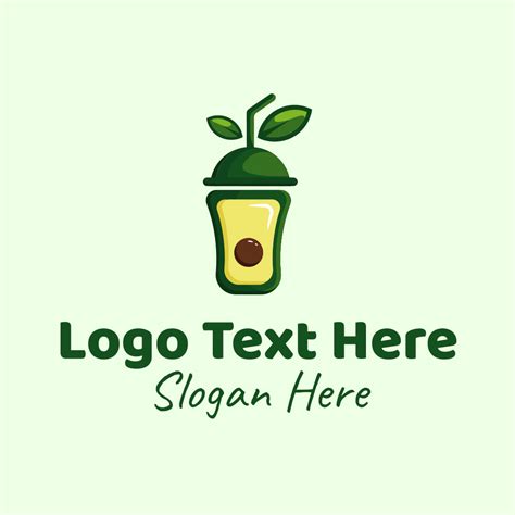 Avocado Smoothie Logo Brandcrowd Logo Maker