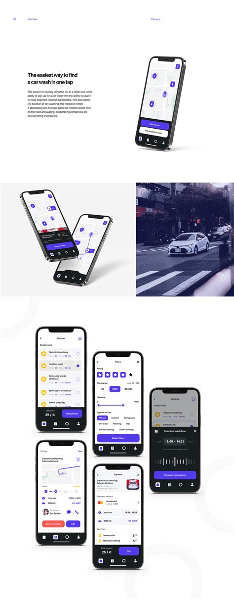 Washme Car Wash App On Behance