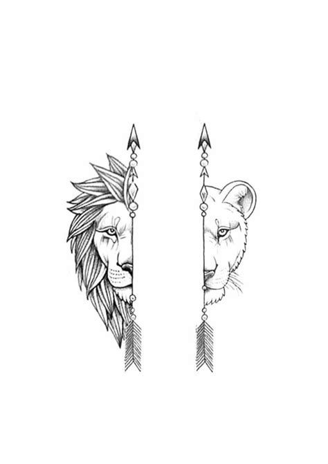 Pin By Resmivida On Tattoo Couple Tattoos Unique Lion Head Tattoos