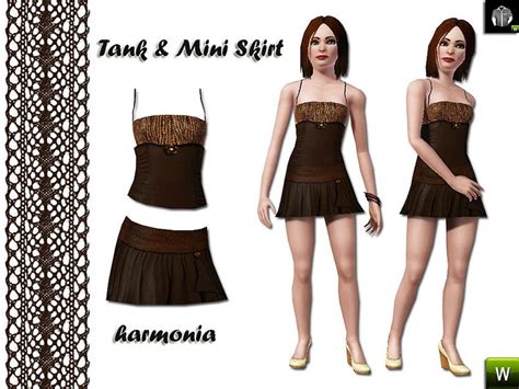 The Sims Resource Teen Miniskirt