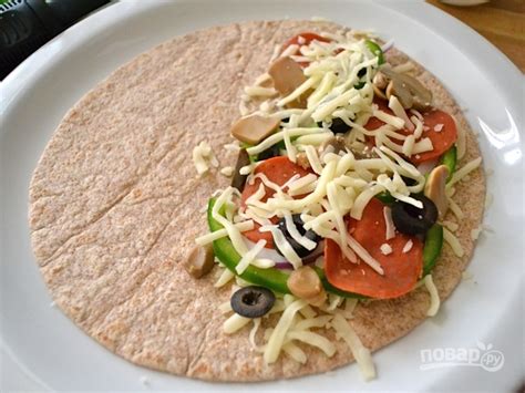 Лепешки с начинкой для пиццы - пошаговый рецепт с фото на Повар.ру