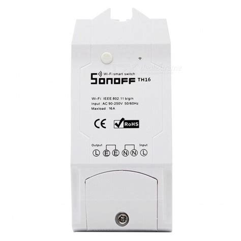Sonoff TH16 Wi-Fi Smart Switch - MEGATEH.eu Online shopping EU