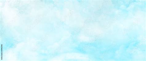 Light Sky Blue Watercolor Background