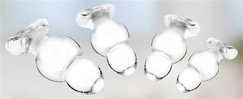 Amazon Leewedeng Crystal Anal Beads Inch Glass Butt Plugs Sex Toys For Beginners Men