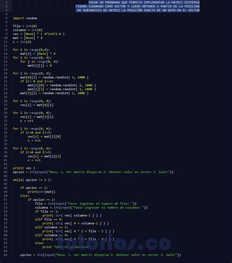 Arrays Python Matriz Dispersa Figura Cuadrado En Vector Tutorias Co