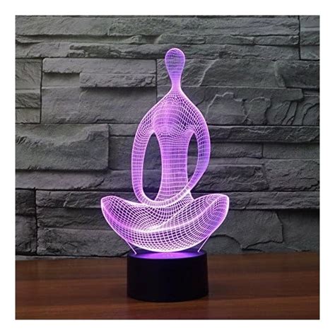 Jingyi 3D Yoga Meditasyon Gece Lambası Uzaktan Kumanda Fiyatı