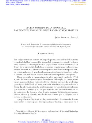 Luces y sombras de la masonería las incongruencias del discurso