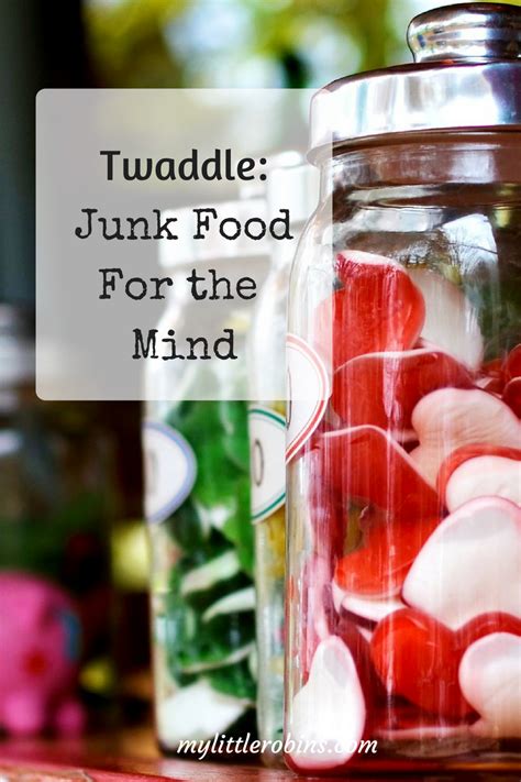 Twaddle: Junk Food for the Mind - My Little Robins