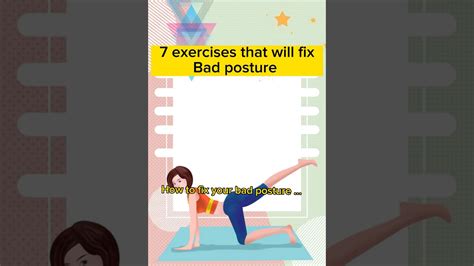 7 Exercises That Will Fix Bad Posture How To Fix Your Bad Posture