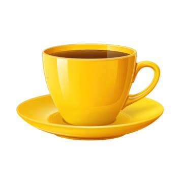 Yellow Coffee Cup Png Illustration, Yellow, Cup, Mug PNG Transparent ...