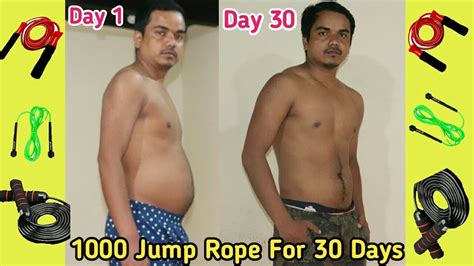 1000 Jump Rope For 30 Days Epic Body Transformation Fat To Fit