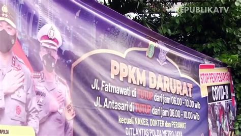 Mobilitas Warga Tinggi Dki Jakarta Tambah Titik Penyekatan Video