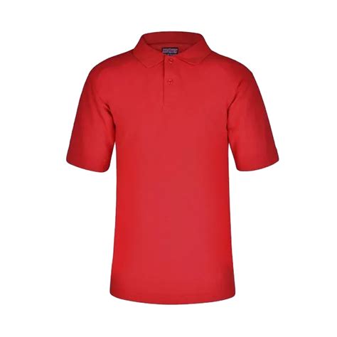 Innovation 100% Cotton Polo Shirt (Red) - Skit Store