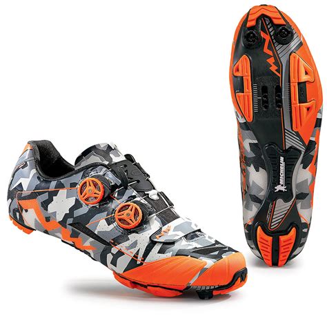 Buty Rowerowe NORTHWAVE Extreme XC CARBON MICHELIN Camo Orange