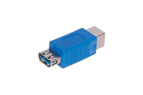 Переходник Red Line USB 3.0 USB-A Female - USB-B Female, синий ...