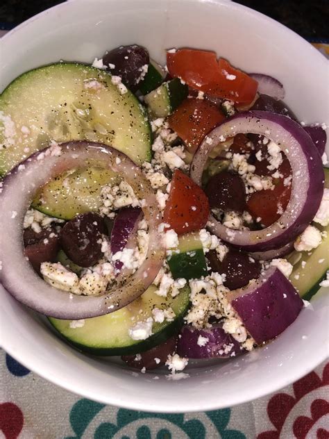 Greek Salad Directions Calories Nutrition More Fooducate