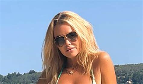 Amanda Holden Flaunts Ageless Figure In Green Bikini As She Boards Speed Boat Celebrity News