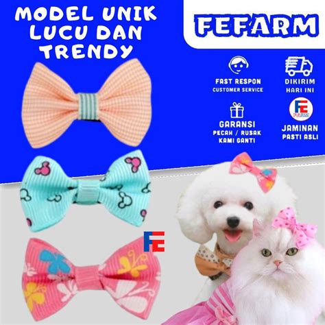 Jual Cute Fur Pins Jepitan Mini Lucu Utk Anjing Kucing Kelinci Bulu