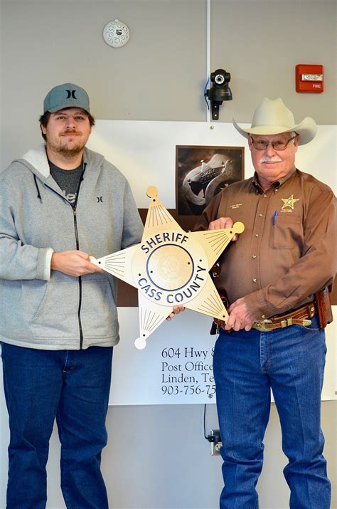 Cass County Sheriff Plaque