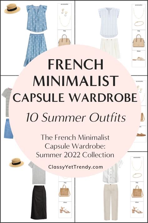 Sneak Peek Of The French Minimalist Summer Capsule Wardrobe