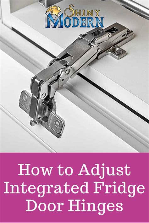 How To Adjust Integrated Fridge Door Hinges