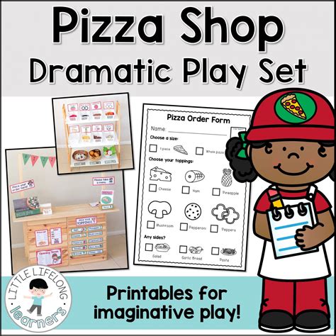 Pizza Dramatic Play Printables Free Printable Word Searches