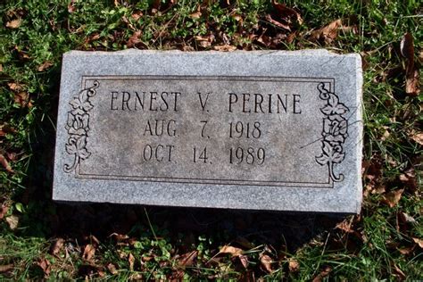 Ernest V Perine Find A Grave Memorial