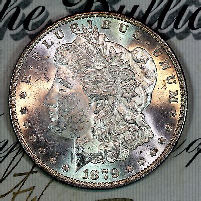 O Near Gem Bu Ms Morgan Silver Dollar From Original