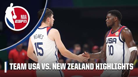 Team USA DOMINATES New Zealand In FIBA World Cup Opener 2023 FIBA