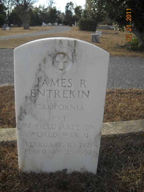 James R Entrekin 1921 1952 Find A Grave Memorial