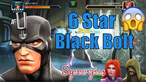 Mcoc 6 Star Copied Black Bolt Rol Gameplay Marvel Contest Of Champions Youtube