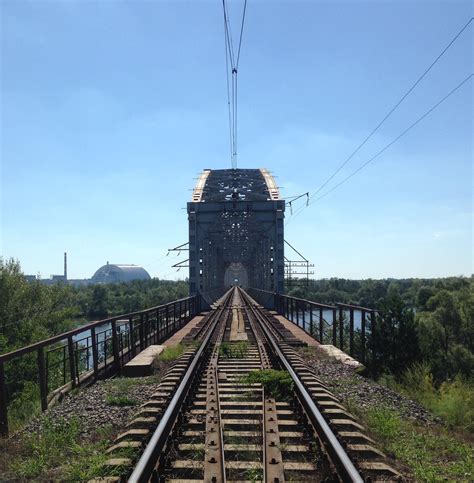 The Railway Bridge Over The Pripyat River Was Destroyed At The