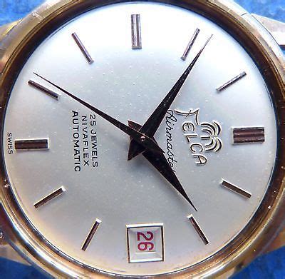 EXCELLENT Vintage FELCA AIRMASTER 25J Automatic GP/SS Gents watch ...