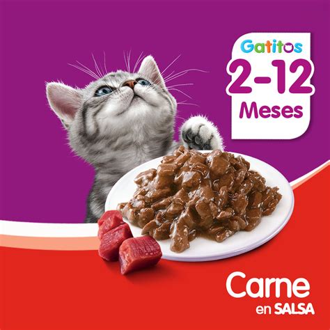 Whiskas Sobrecito Para Gatitos Carne En Salsa