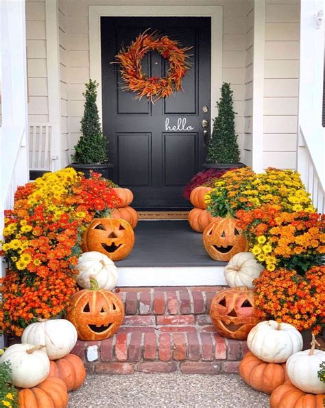 20 Beautiful And Festive Fall Front Porch Decorating Ideas Artofit