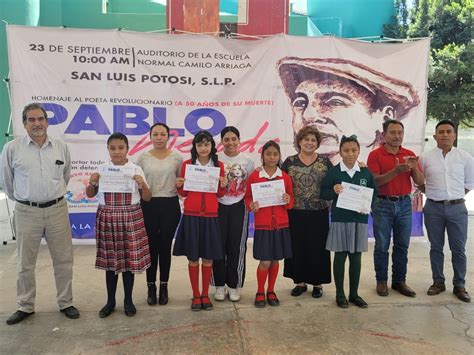 En SLP con éxito se llevó a cabo el concurso estatal de poesía El