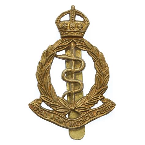 Royal Army Medical Corps R A M C Cap Badge King S Crown