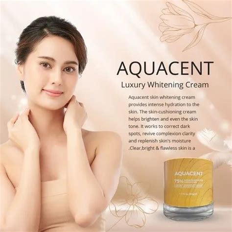 Aquacent Skin Whitening Cream In India Ingredients Herbal Packaging Size 50gm At Rs 2250