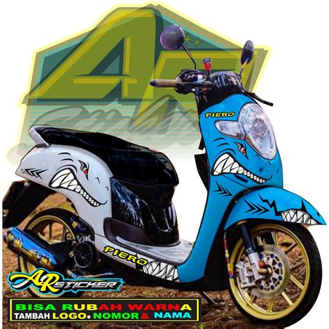 Jual Decal Scoopy Decal Scoopy Full Body Full Blok Decal Scopy Dekal