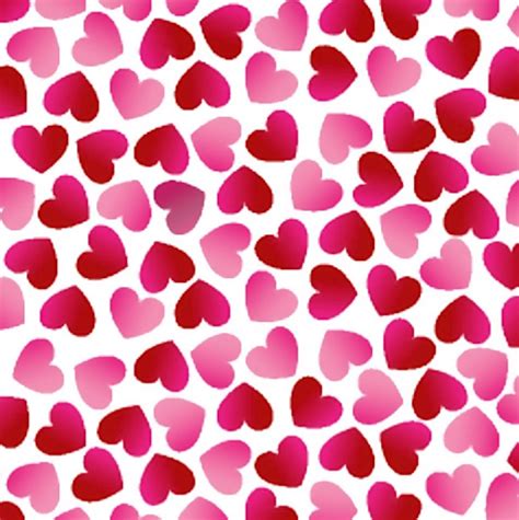 Ombré Hearts On White Fabric By The Yard Or Half Yard 100 Premium