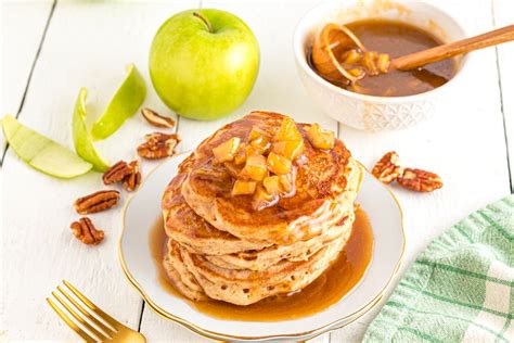 Caramel Apple Pancakes Recipe Apple Pancakes Caramel Apples Homemade Caramel Sauce