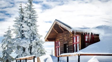 Winter Wonderland Escapes Tiny Town Cabins For A Festive Break