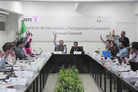 Aprueba IEPC Candidaturas Para Diputaciones Locales Y Ayuntamientos