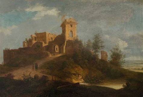 Work Burgruine Vor Weiter Landschaft Johann Christian Klengel