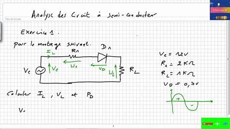 Exercice Corrigé De La Diode